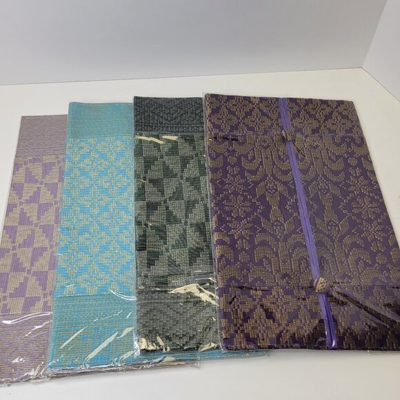 Luxurious Tissue Box Purple Songket Tissue Box Cover - Picture 10 of 11